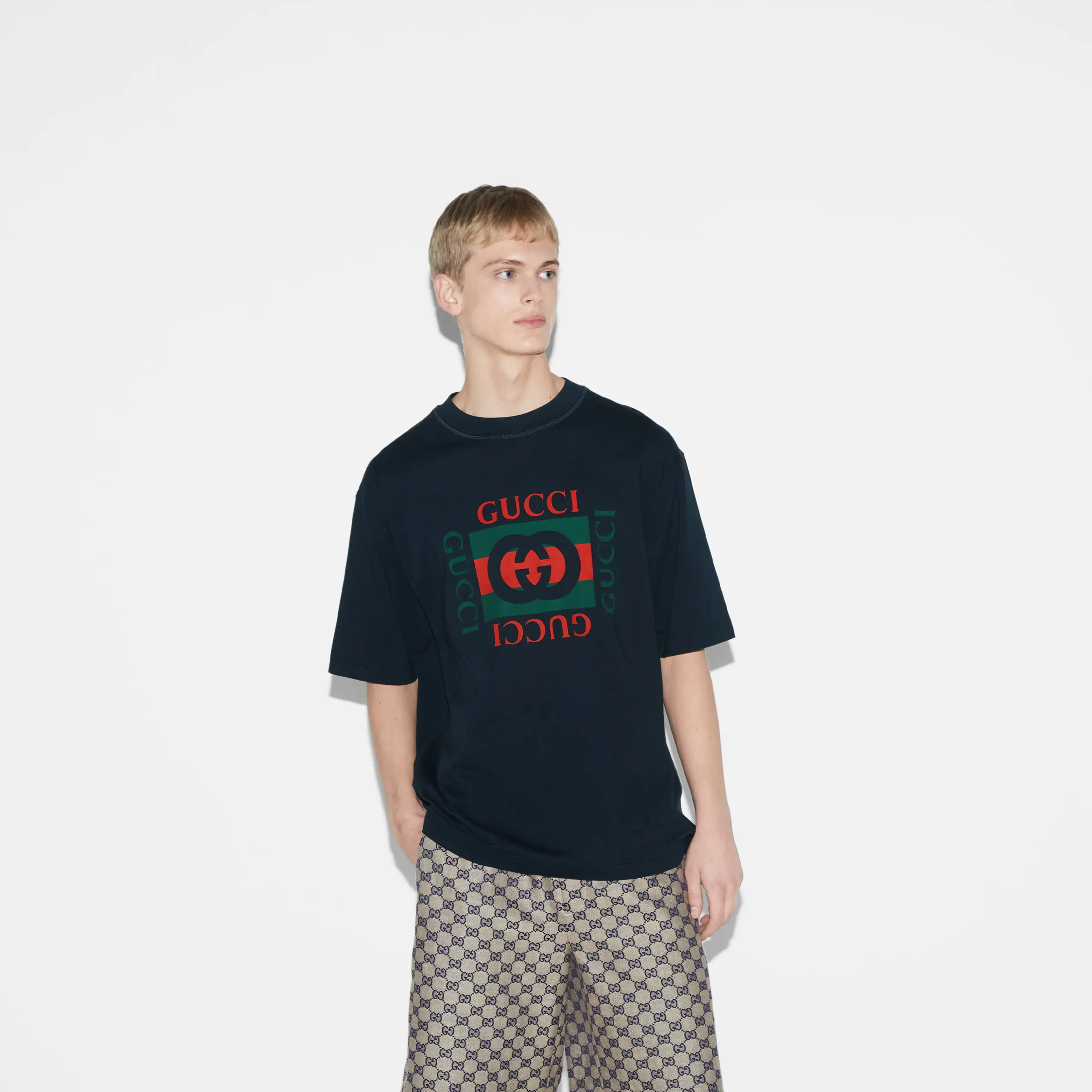Gucci Printed cotton jersey T-shirt 003
