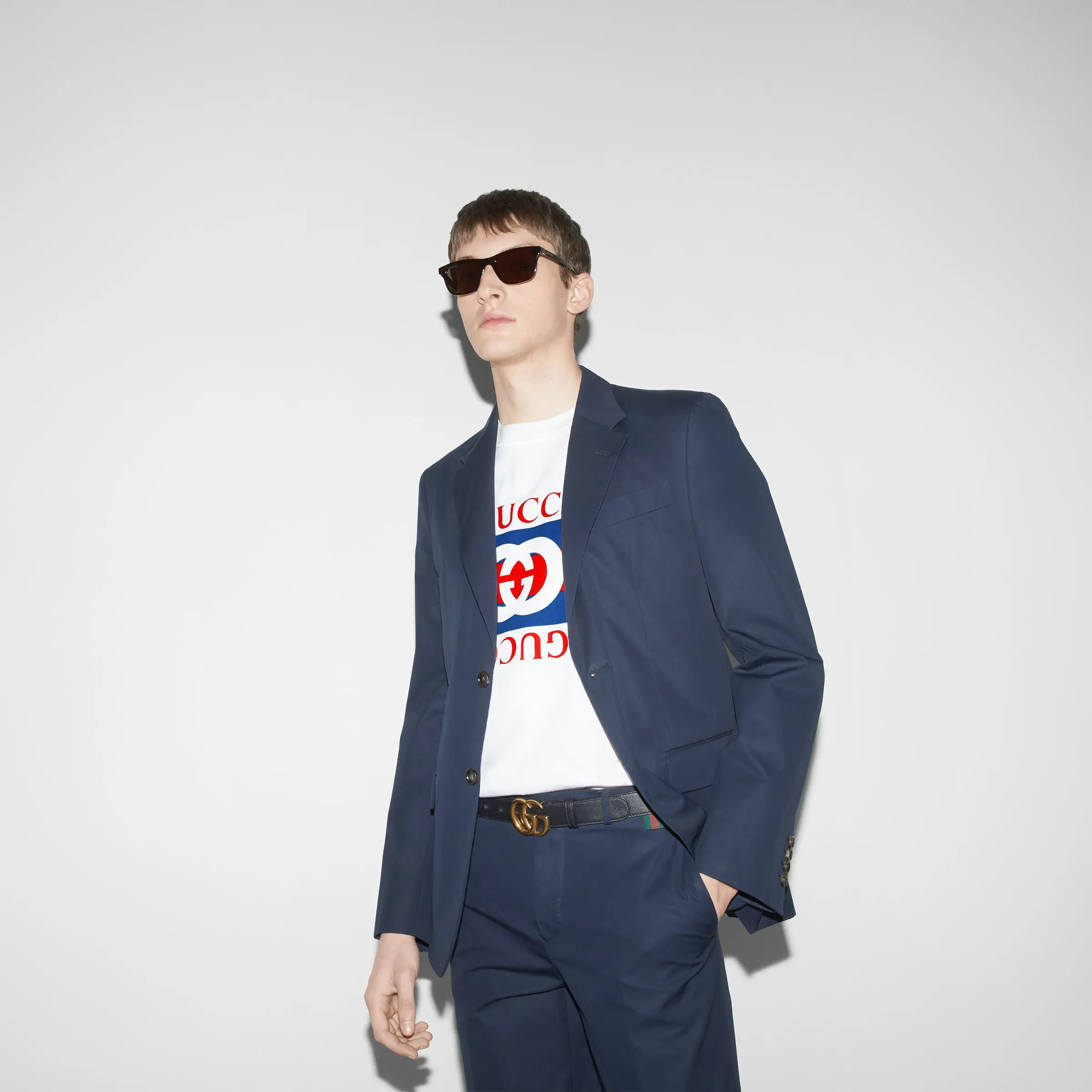 Gucci Printed cotton jersey T-shirt 002