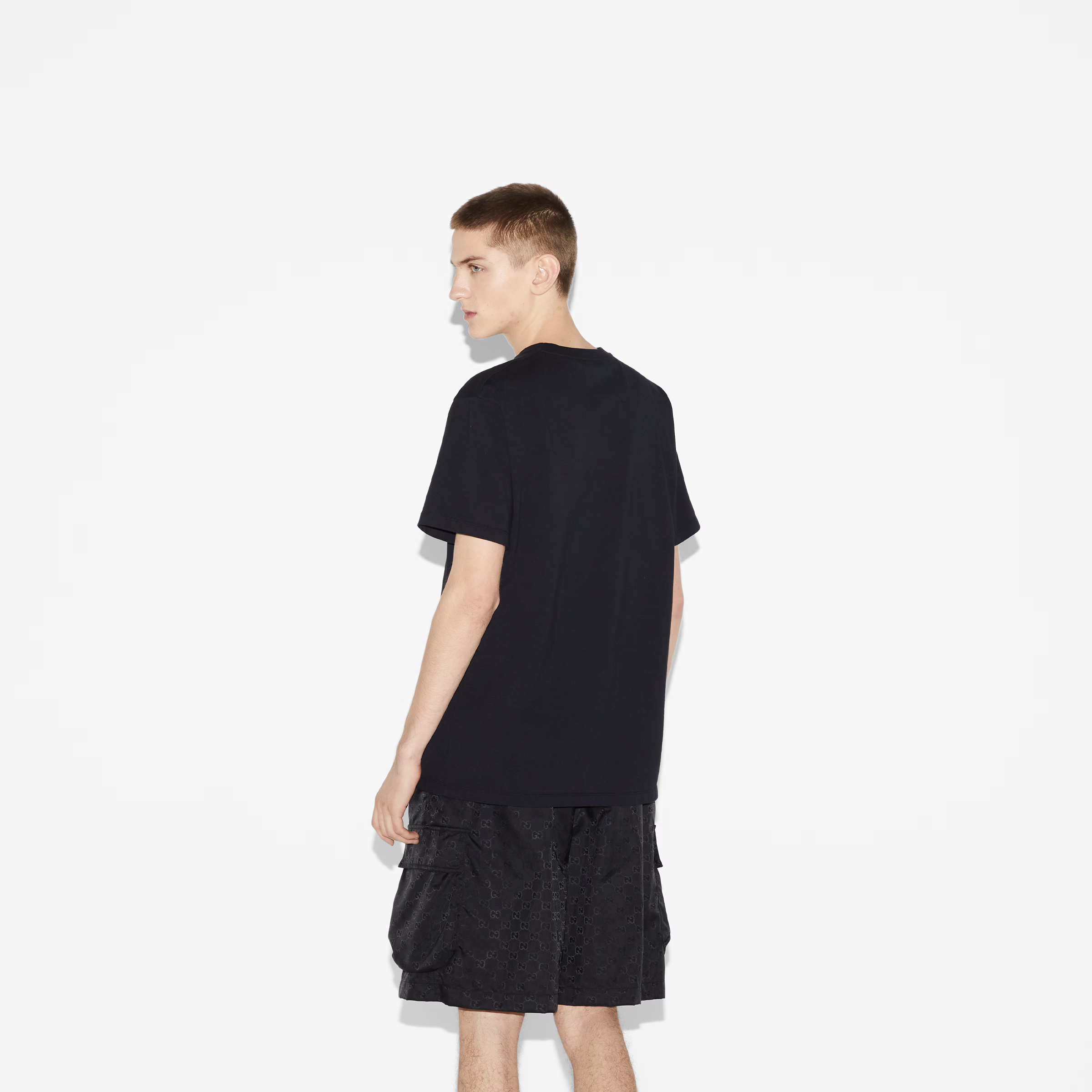 Gucci Cotton jersey T-shirt with Gucci print 005