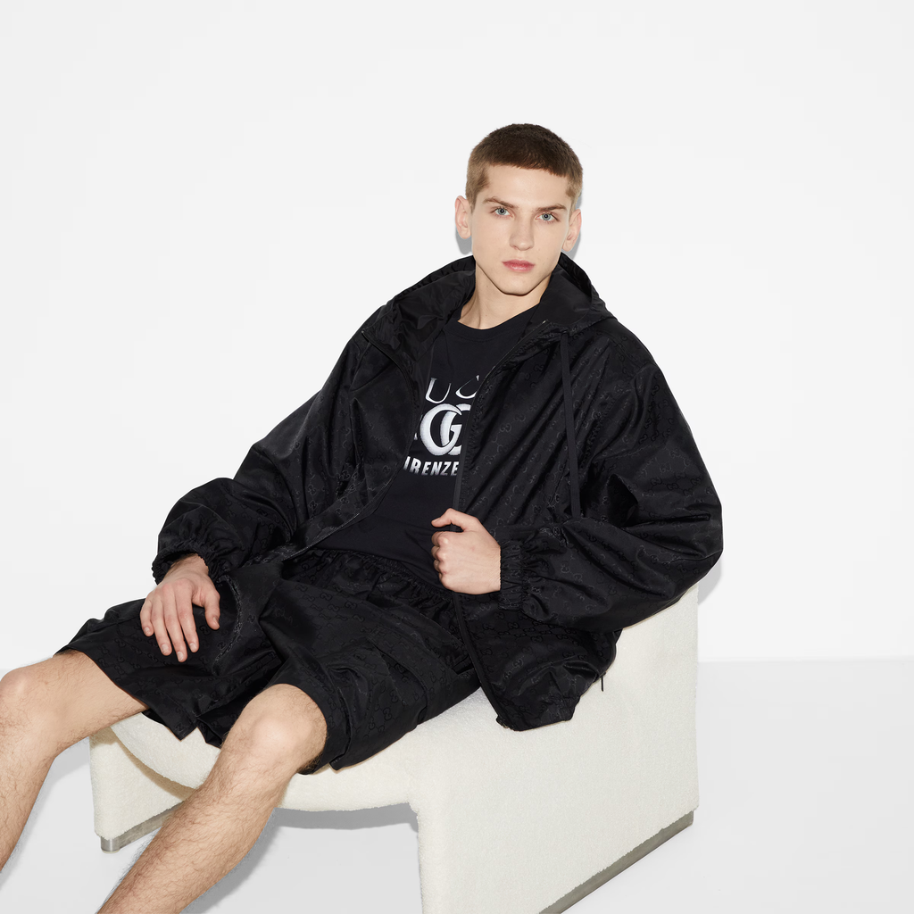 Gucci Cotton jersey T-shirt with Gucci print 005