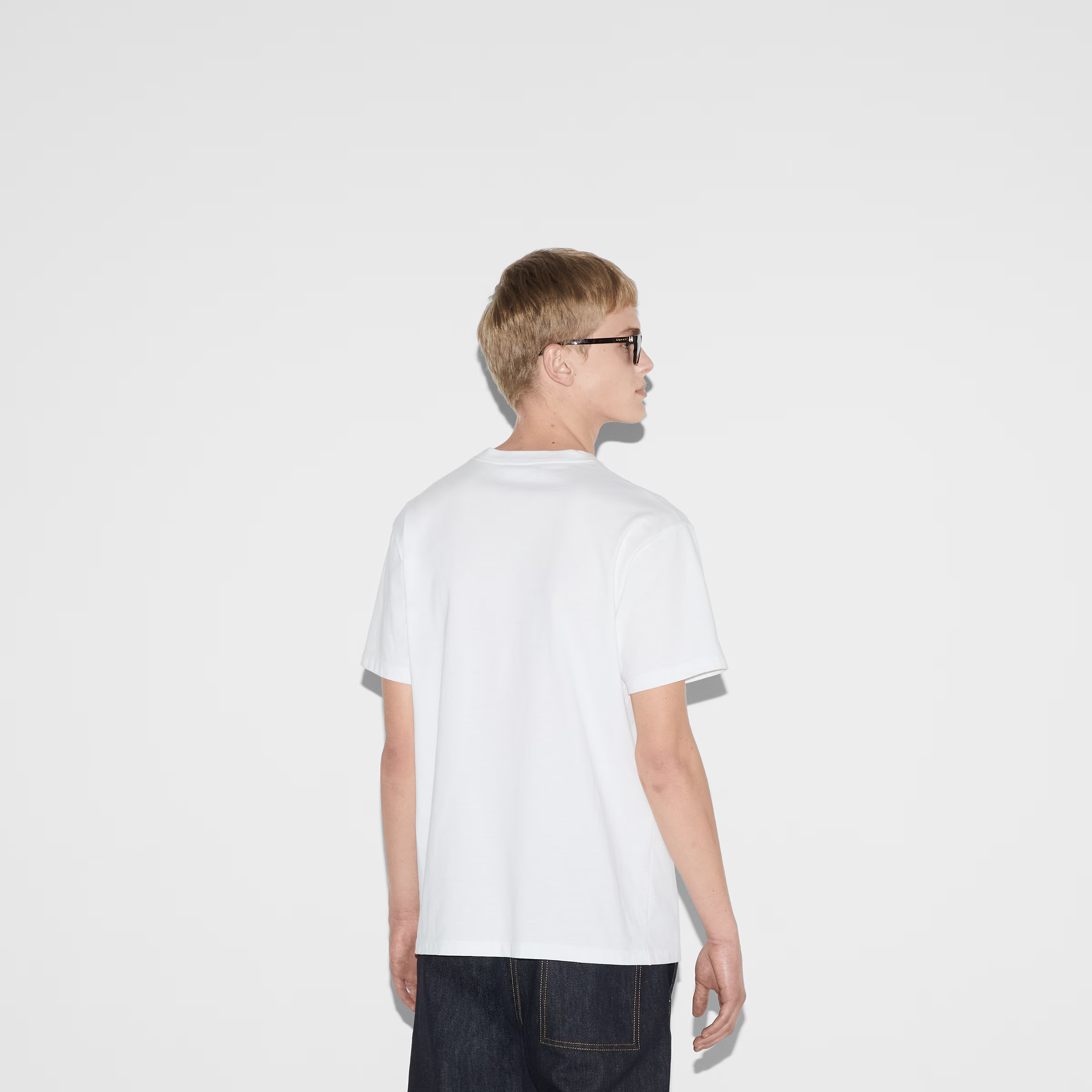 Gucci Cotton jersey T-shirt with Gucci print 006