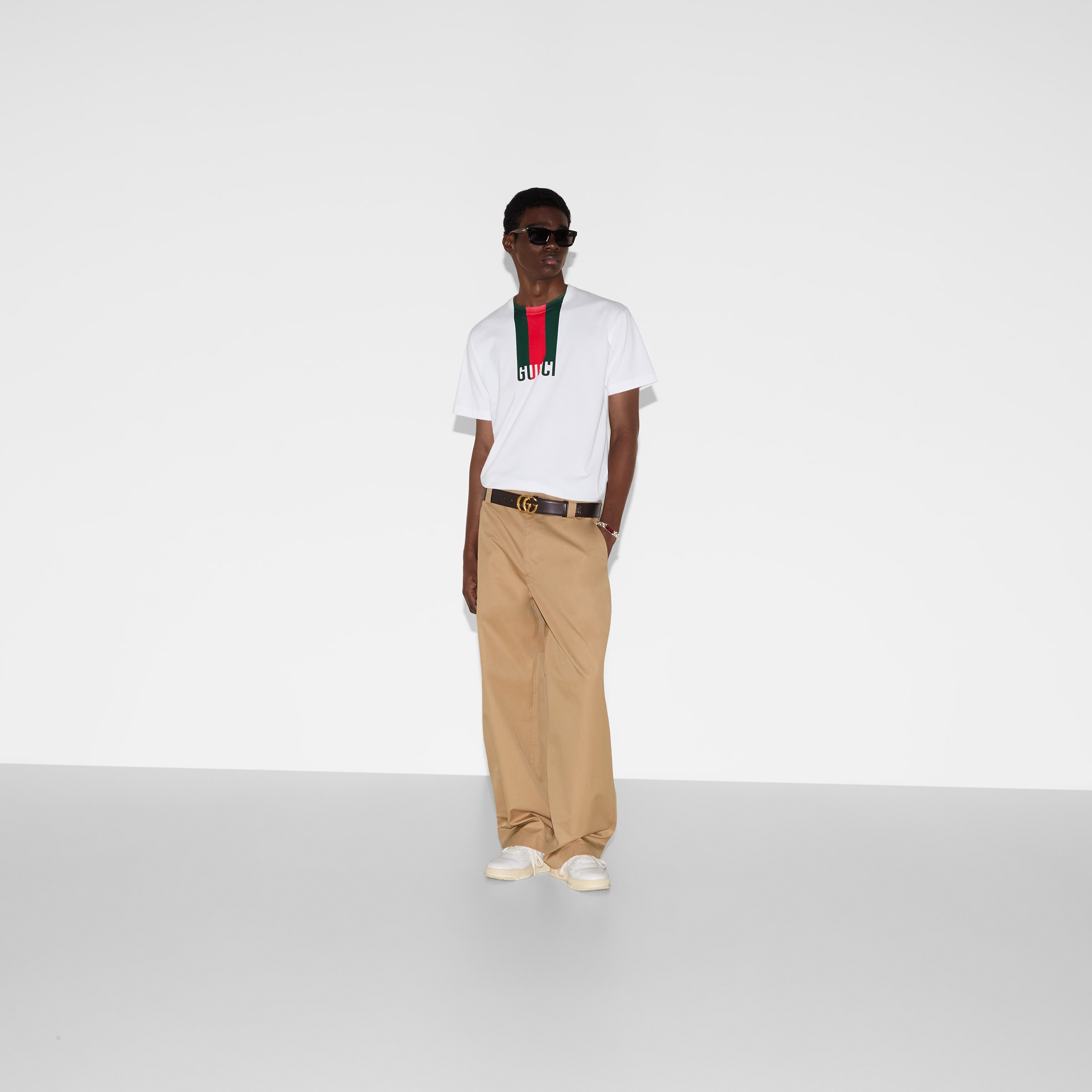 Gucci Cotton jersey T-shirt with print 001