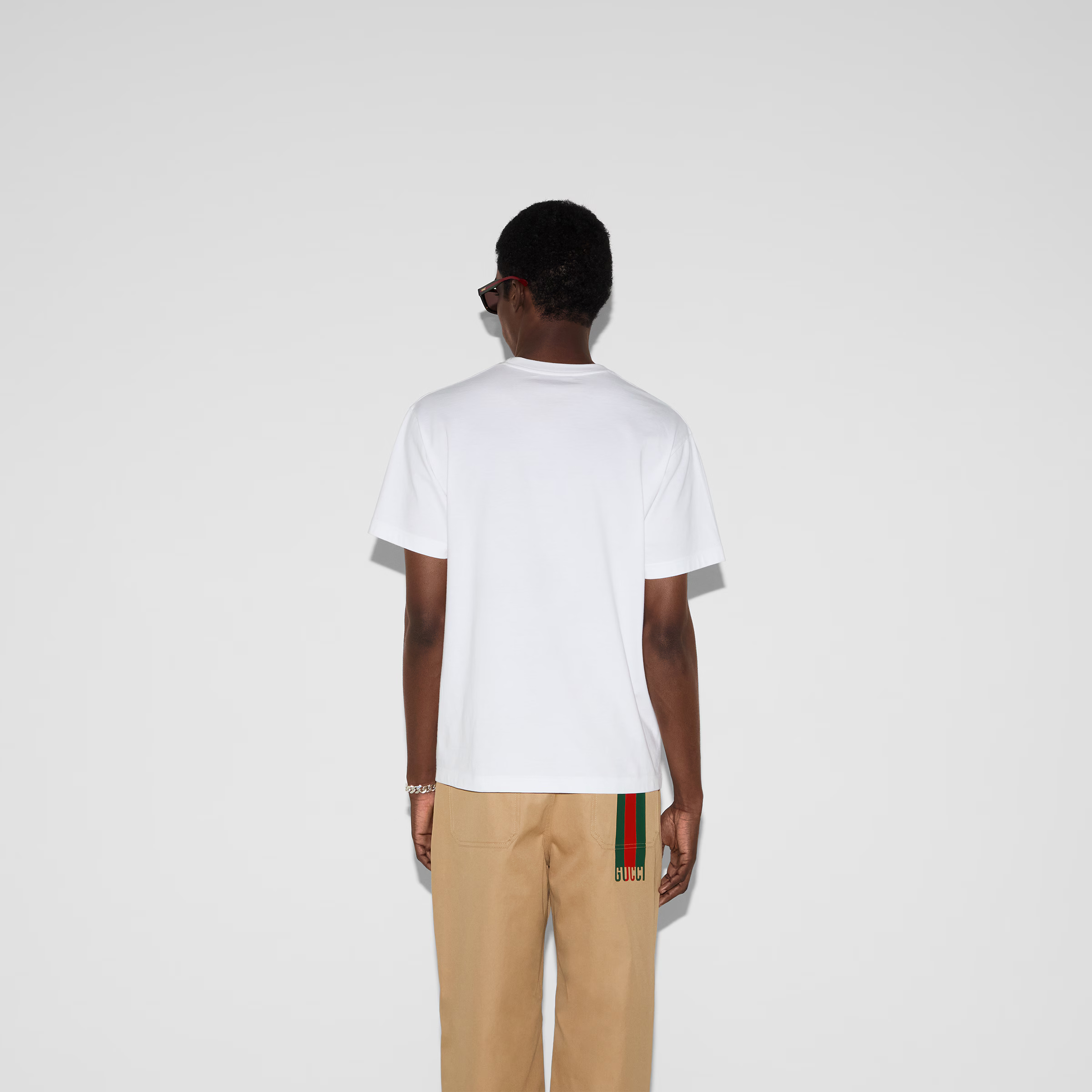 Gucci Cotton jersey T-shirt with print 001