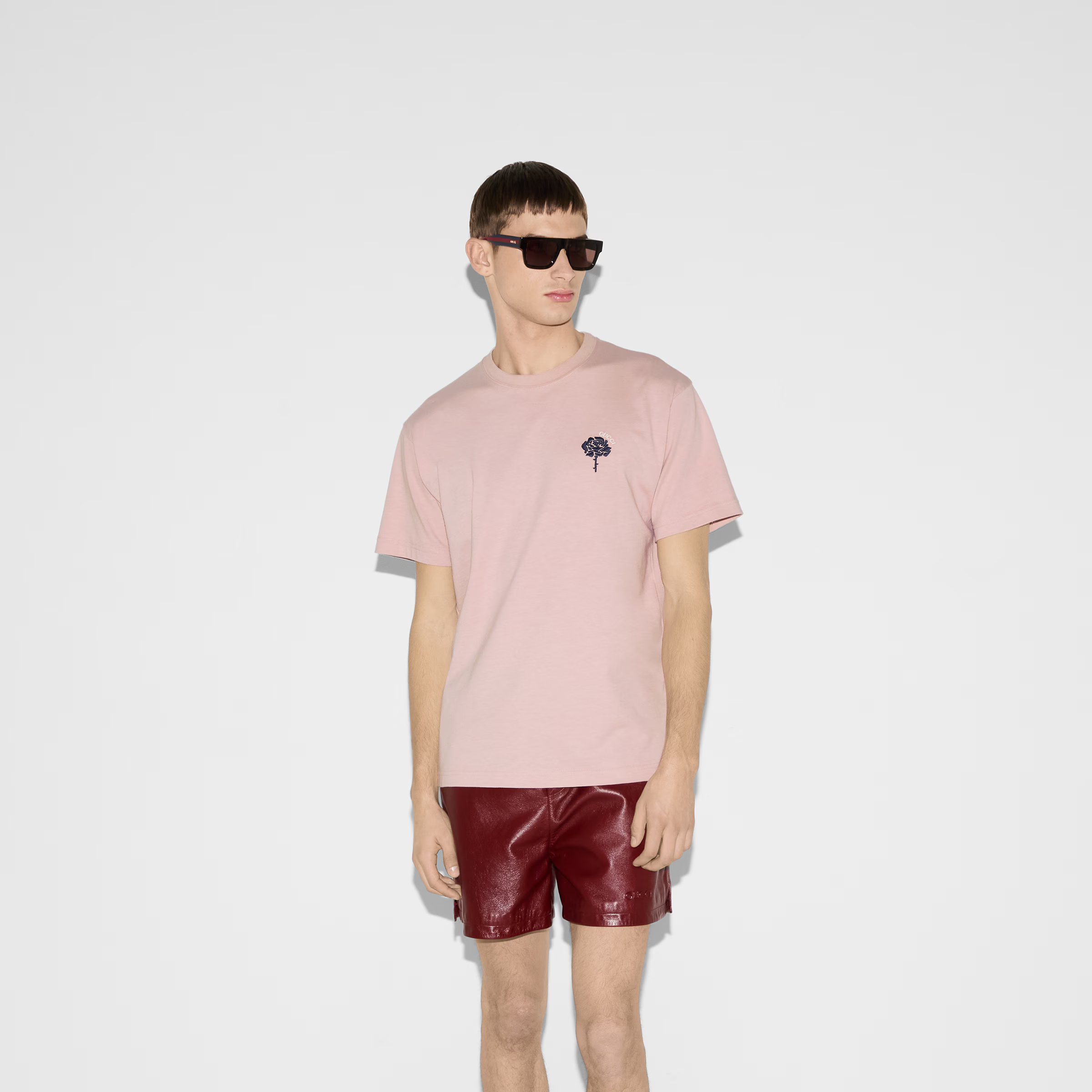 Gucci Cotton jersey T-shirt with embroidery 008