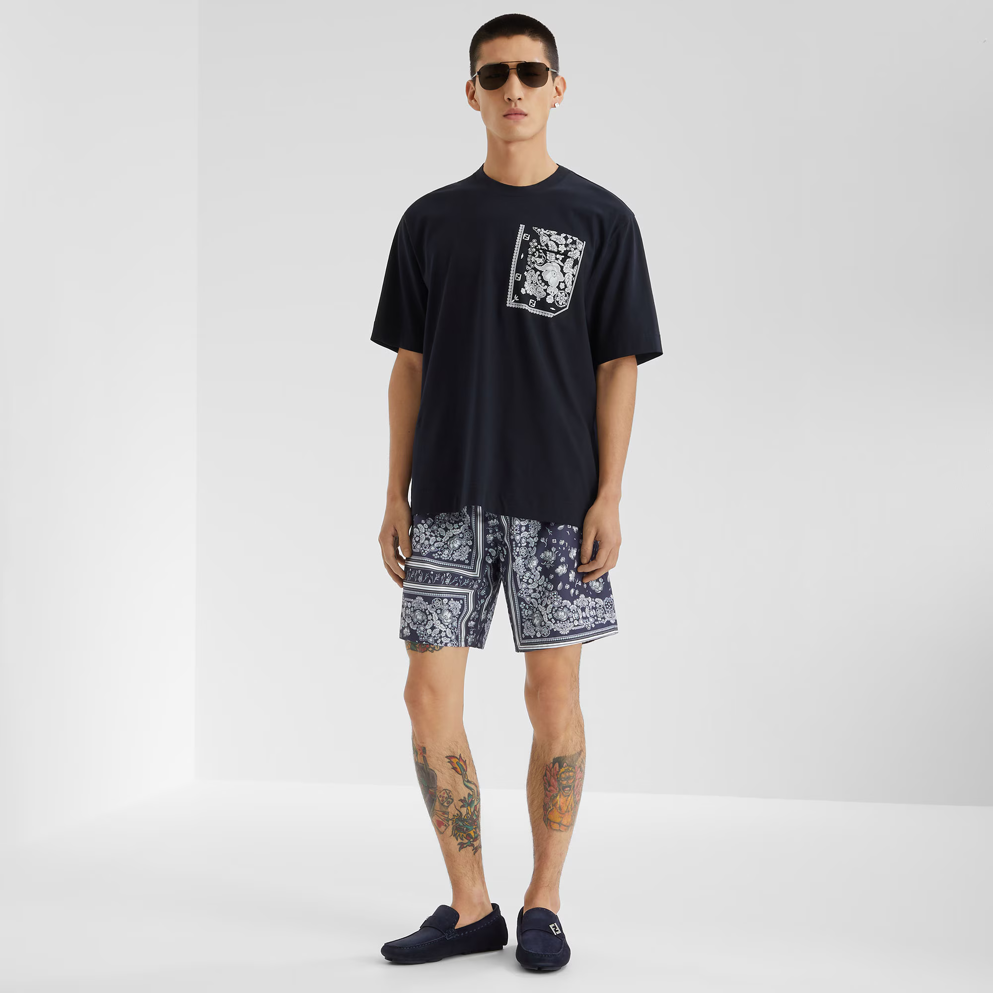 Fendi floral-print T-shirt 047