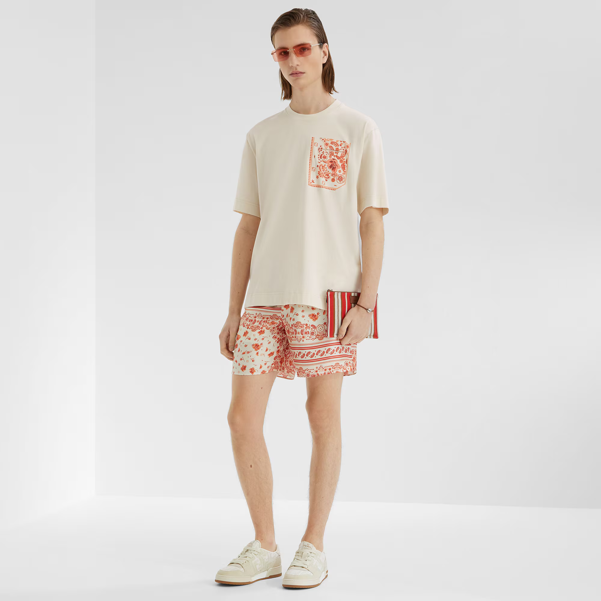 Fendi floral-print T-shirt 047
