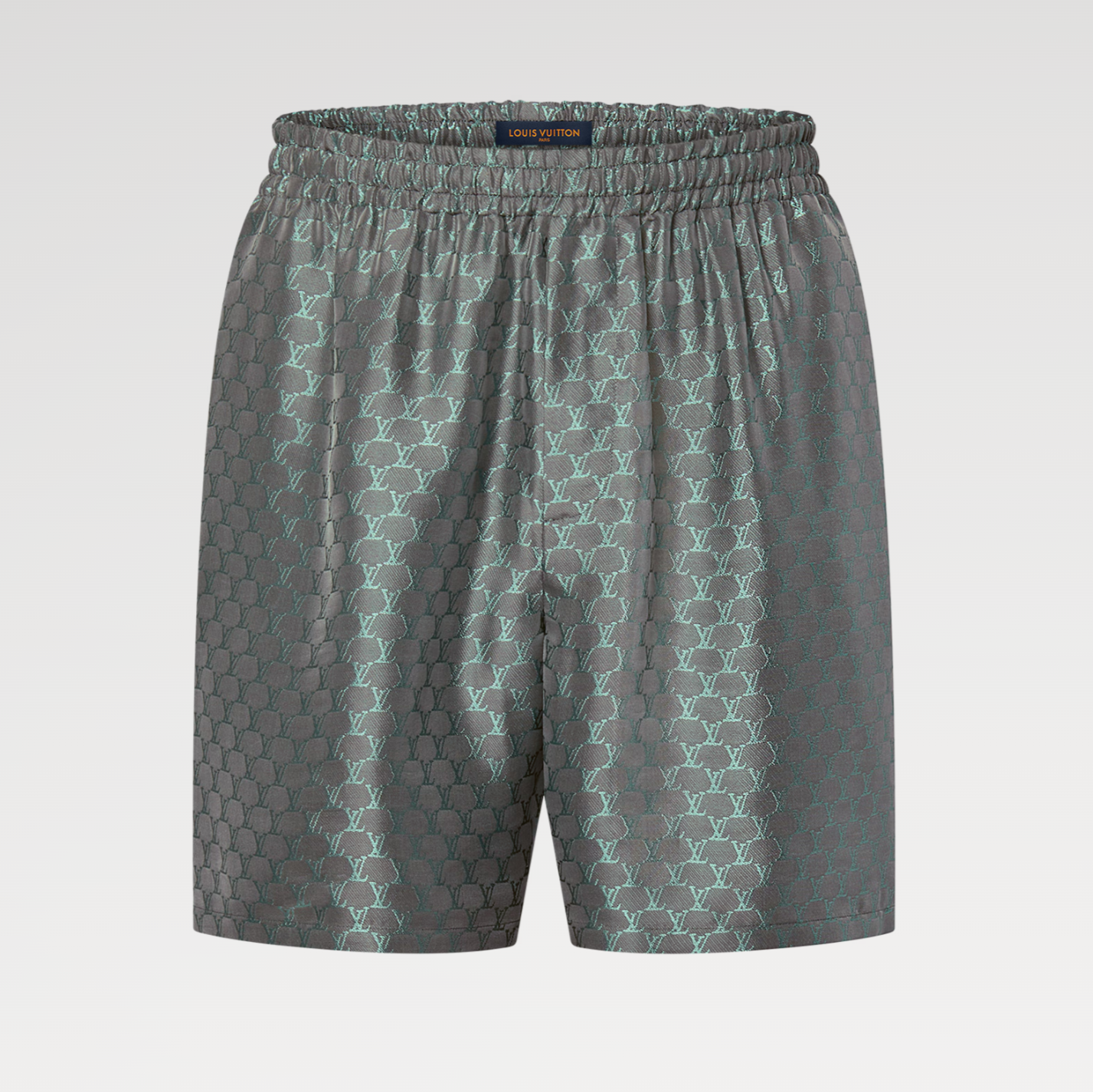 LV Drawstring Jacquard Silk-Blend Shorts 039